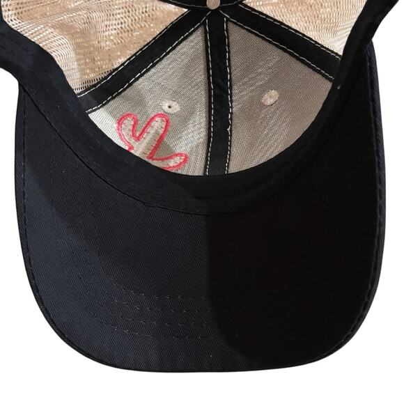 NEW! Ariat Women's Navy Serape Cactus Logo Snapback Mesh Trucker Hat Adjustable - Picture 6 of 7